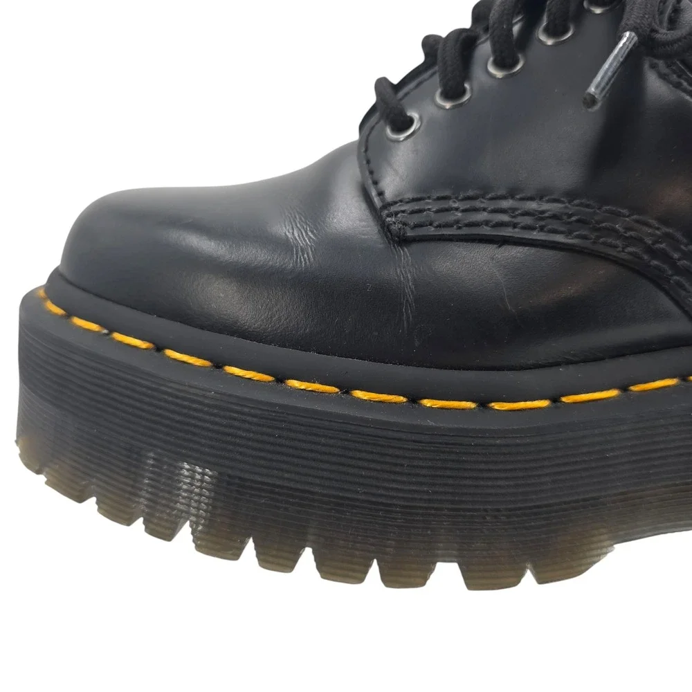 Free People M5/W6 Black Dr. Martens 8053‎ Quad Oxford Platform Loafers